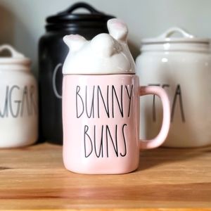 Rae Dunn Pink Bunny Buns Mug